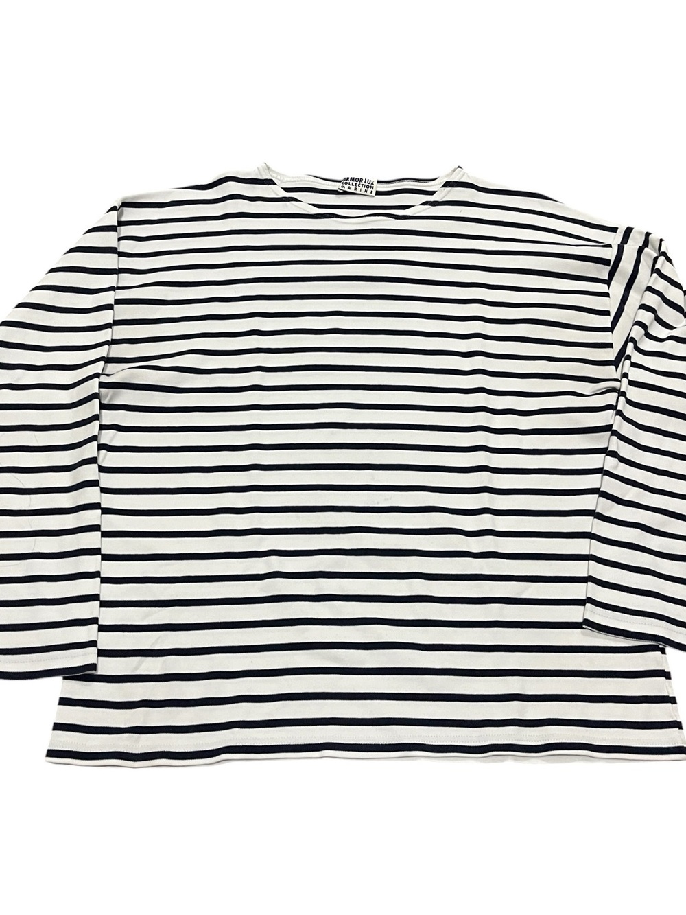 Armor Lux Breton Stripe Shirt Women’s L French Sailor Tee Nautical Cotton
